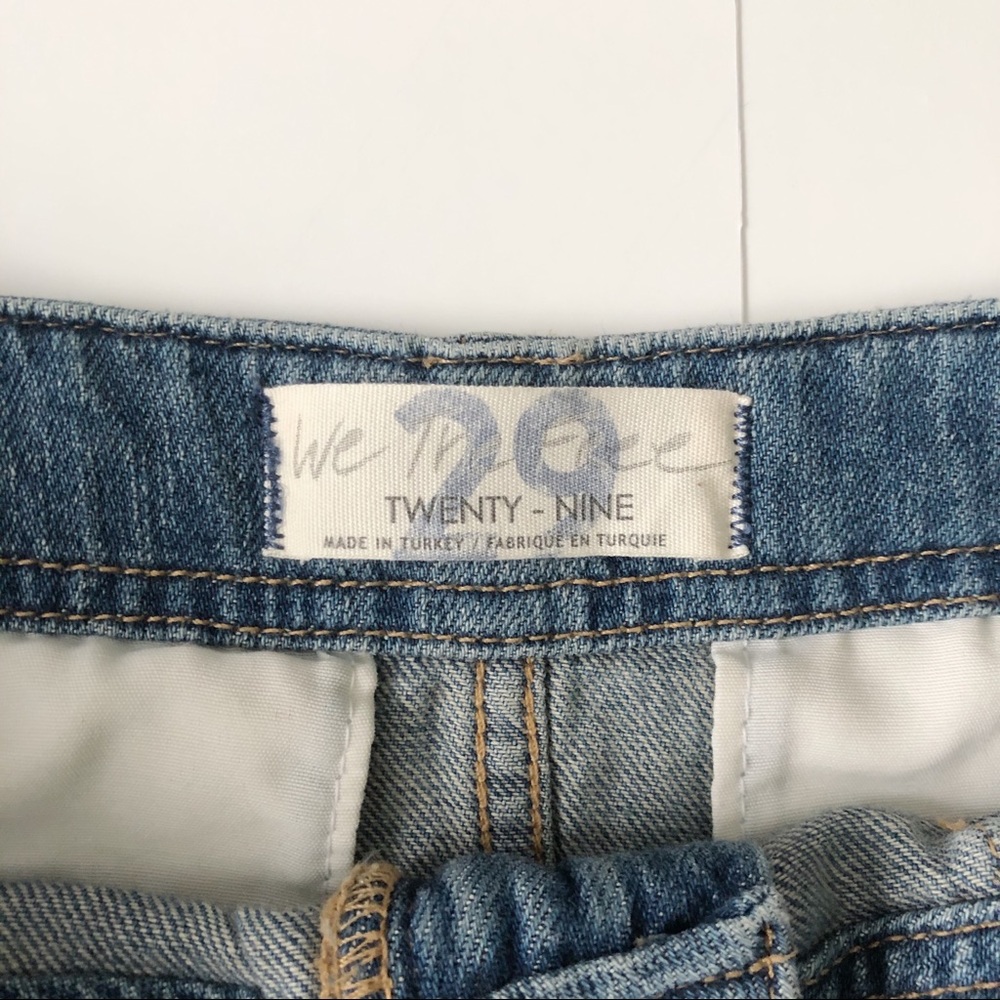 NWT Free People Blue Denim mini Skirt - Picture 6 of 9